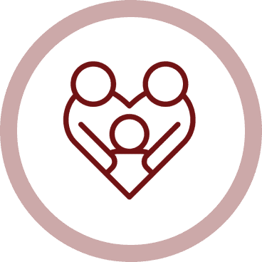 Unified family outline graphic